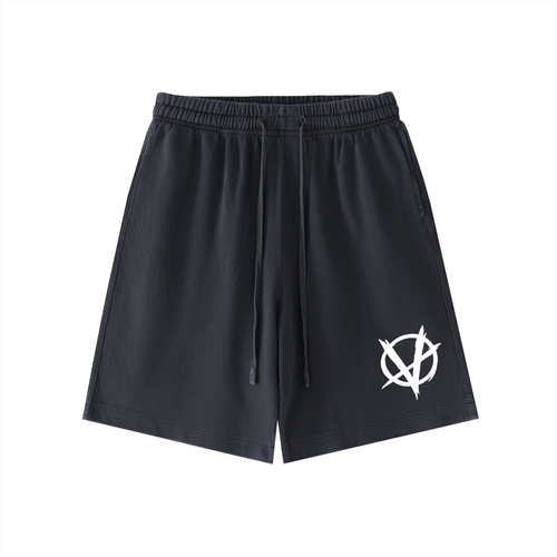Vent Logo Print Cotton Shorts