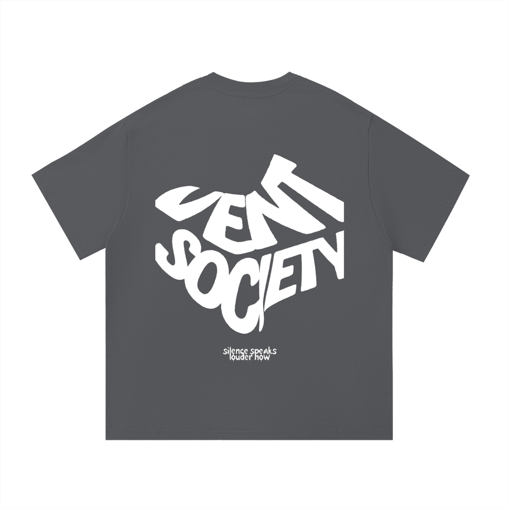 Vent Society Swirl Print Cotton T-Shirt
