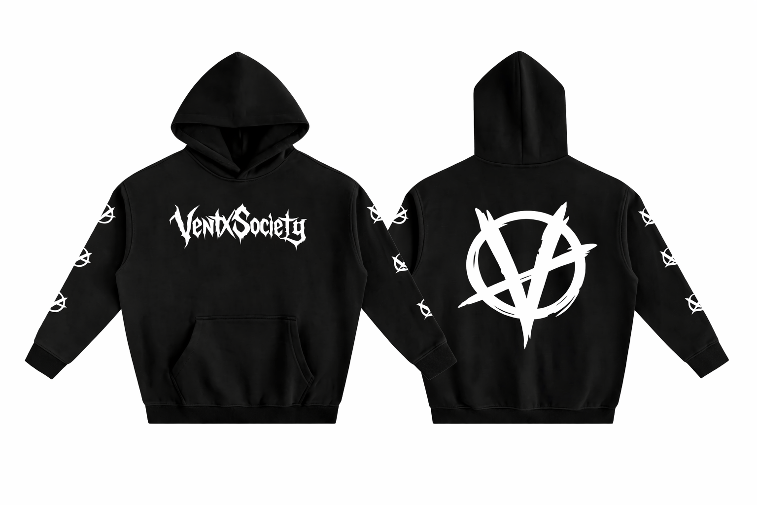 VentxSociety Oversize Fleeced Hoodie